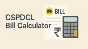 CSPDCL Bill Calculator