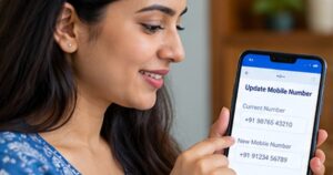 Updating the registered mobile number for an electricity connection